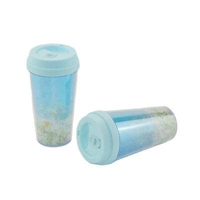 China Hot Selling Reusable Coffee Mug Tumblers Mugs Insulated Plastic Tumbler Coffee Travel Mug for sale