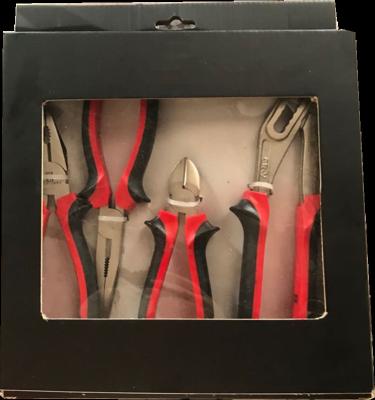 China CRV MULTI FUNCTIONAL Hardware Tool Kit 4 Piece Pliers Set for sale