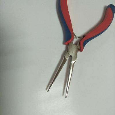 China Pliers Manufacturer Chromed Vanadium Dipped Needle Nose Pliers for sale