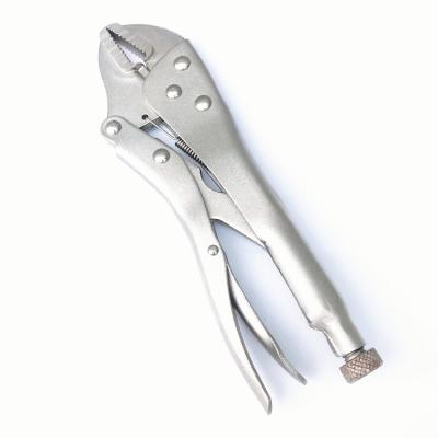 China Cutting Large Curved Locking Jaw Pliers With Wire Cutter 4 And 10 Inch Locking Crimping Gripping Pliers for sale