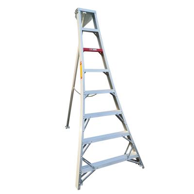 China Aluminum folding ladders escalera foldable ladders harvest tree ladder stand for fruit area use for sale