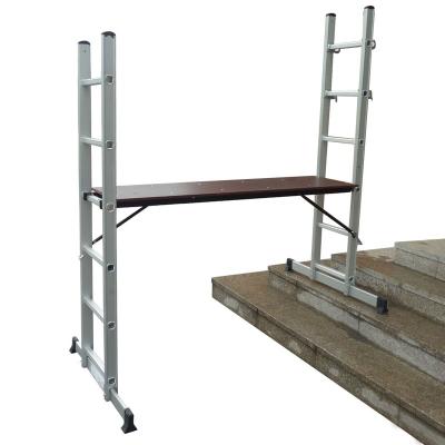 China Folding Ladders EN131 Aluminum Mini Safety Universal Ladder Other Ladders Scaffolding Tower with Platform for sale