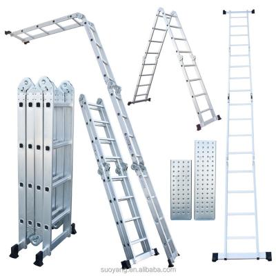 China Folding Ladders Promotion Aluminum Telescopic Folding Ladder for sale