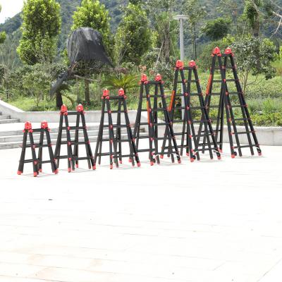 China Folding Ladders Multi Purpose Aluminum Telescopic Step Ladder for sale