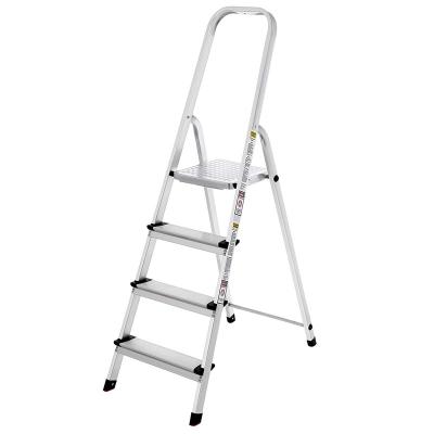 China Aluminum Sliding Folding Ladders 330lbs 3 Step Ladder Indoor Use for sale