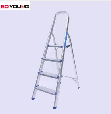 China Portable Aluminum Folding Ladders Step Household Folding Ladder for sale