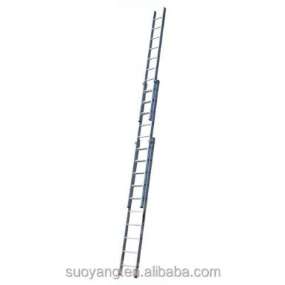 China NEW Practical 8 Meter Folding Ladders Aluminum Straight Folding Scaffolding Ladder Used for sale