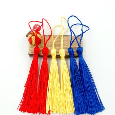 China Success Eco-friendly Material Tassel Fringe Key Chain For Party Bag Decoration Key Chain Tassel For Home Decoration for sale