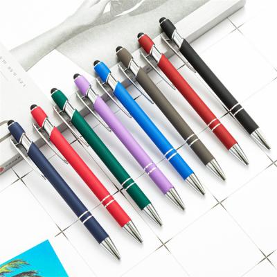 China Custom Ballpoint Pen Hot Selling Personalized Advertising Logo Cheap Metal Aluminum Ballpoint Pen For Promotional Gift for sale