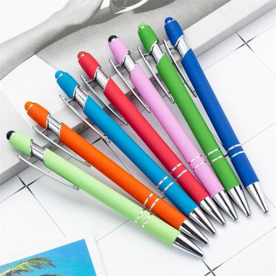 China Professional luxury metallic colored tip ball pen ball gift ball custom making pen custom made with logo pen for sale