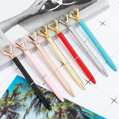 China High quality promotional gift Pen Personalized Ball Pen Diamond Crystal Metal Ballpoint Pens of the 2023 gift ball pen for sale