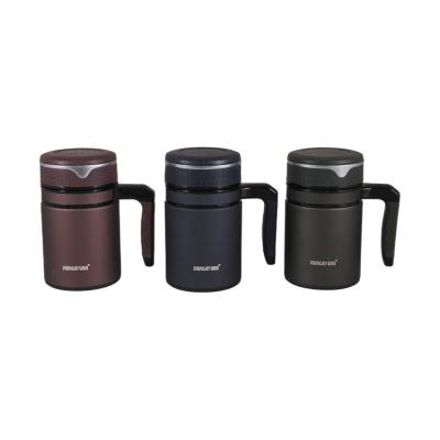 China PORTABLE Mens Office Thermos Mug Stainless Steel Tea Cup Vacuum Thermos Mug for sale