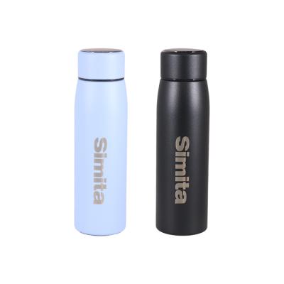 China PORTABLE Wholesale Straight Double Wall Stainless Steel Vacuum Flask Shape Thermos Desktop Mugs for sale