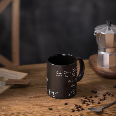 China Europe Latest Design Drink Mug Family Bulk Matte Straight Black Coffee Mugs China Suppliers With Handle for sale