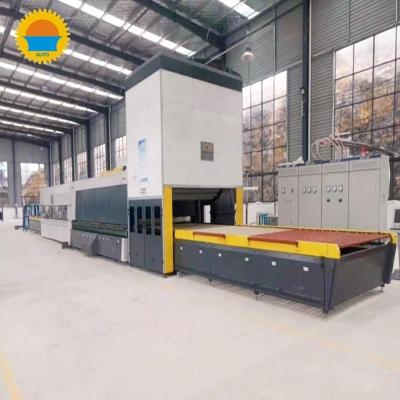 China AOTU Hotels Factory 3.2-6MM Curvature Glass Tempering Furnace for sale