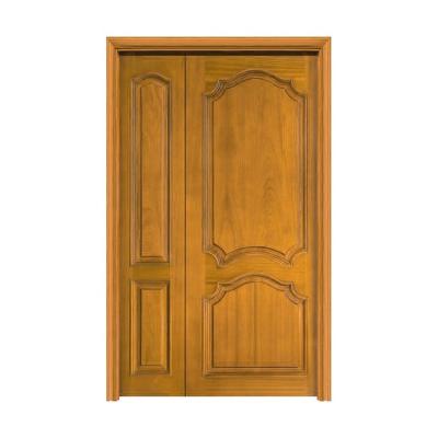 China Sound Insulation Moisture Proof India Style Asian Carved Wooden Door And Noise Reduction Villa Main Entrance Large Paint Arabic Solid Wood Door for sale