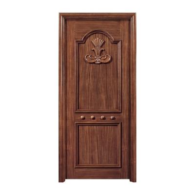 China Traditional new product! Antique Polish Paint Oak Wood Door With Frame for sale