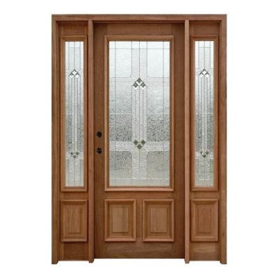 China Top quality exterior door modern wholesale solid wood for sale