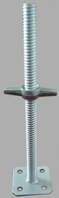 China Galvanized Scaffolding jack base, hollow jack base, Tornillo nivelador, U-head for sale