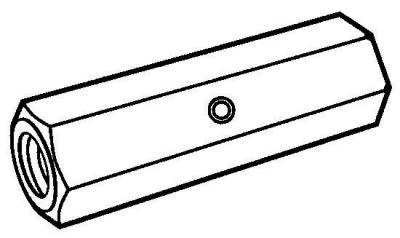 China Hexagon Nut with stop pin (Hex. Nut) for sale