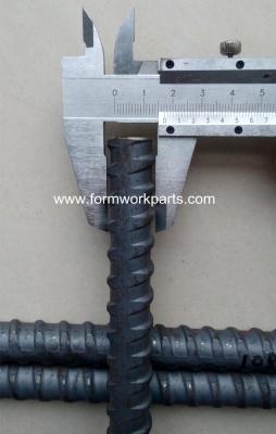 China Hot rolled Tie rod with high breaking load>180KN for concrete formwork construction for sale