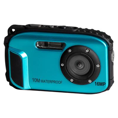 China Cheap Waterproof IP68 10m Digital Camera 10x Zoom 8x Face Detection 16mp Face Detection Underwater Shockproof Camera For Swimming for sale