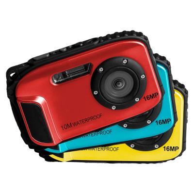 China Cheap Underwater Camera 16MP 10 Meters HD 8x Face Zoom Waterproof Shockproof Digital Camera Detection Underwater Camera for sale