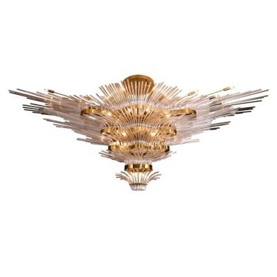 China Latest Modern Design Art Deco Custom Rose Gold Butterfly Shape White Glass Chandelier for sale