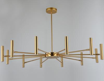 China Modern Contemporary Chandelier Lamparas Sputnik Lighting Brass Pendant Chandelier for sale