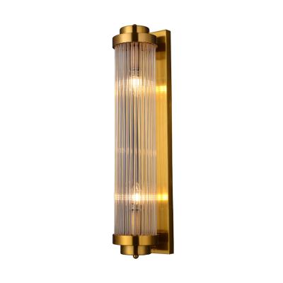 China Lighting works Art Lighting Fixtures Glass Vintage unique wall sconces indoor villa indoor wall lamp for sale