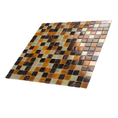 China GUCI Modern Outdoor Mixed Flooring Mosaic Tile Mosaic Swimming Pool Glass Ceramic Tiles for sale