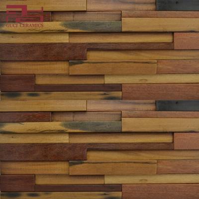 China wood mosaic slab wall panel parquet china supplier shop and room for sale