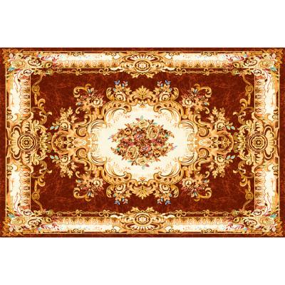 China Luxury Crystal Porcelain Polished Carpet Medallion Tile Hotel Hall Lobby Ceiling Floor Wall 1200x1800mm for sale