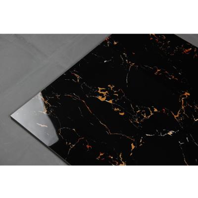 China MOQ 250 sqm CLASSIC factory price wholesale black marble look polished glazed ceramic tiles porcelain wall floor tiles for sale