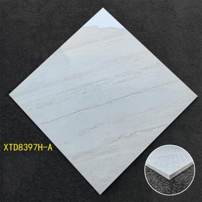 China Glazed Solid Tiles Factory Price Stock 800x800mm Body Marble Premium Metallic Look Tiles for sale