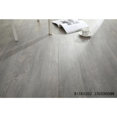 China Glazed Porcelain Tiles Plain Brown Antique Finish 150x900 Wooden Metallic Wood Flooring Design In Kuwait for sale