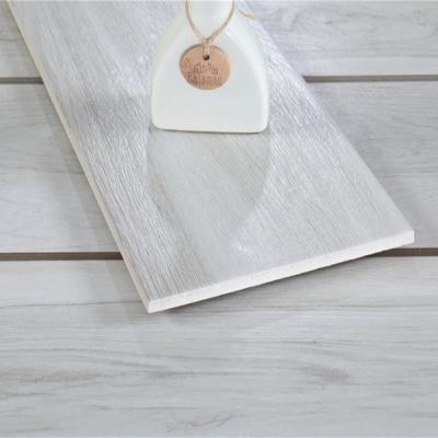 China Metallic Light Gray Durable Home Wood Grain Non Slip Glazed Tiles Ceramic Floor Tile for sale