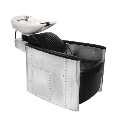 China Eco - Friendly Hair Wash Used Shampoo Chair With Basin For Salon for sale