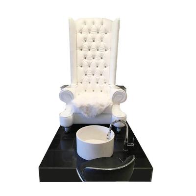 China Economical Luxury European Style High King Back Throne Spa Pedicure Chairs for sale