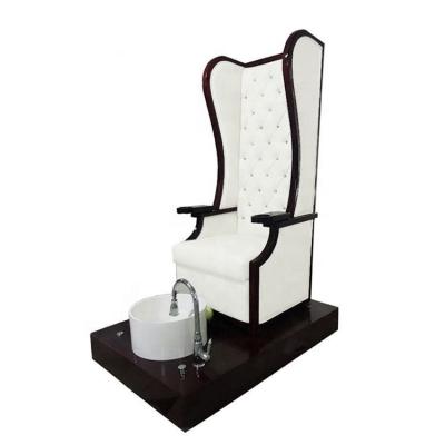 China Economic Cheap Whirlpool Queen Nail Throne Chair Spa Pedicure Station for sale