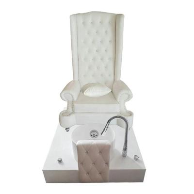 China Salon Nail Spa Pedicure Bowl Station Economic Cheap Throne Pedicure Chair for sale