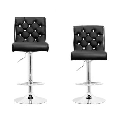 China Modern Luxurious Diamond Beauty Salon Styling Chair Bar Stools for sale