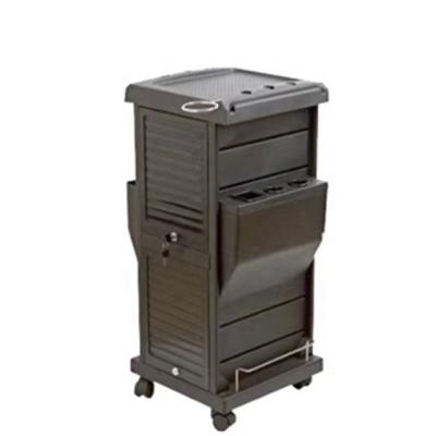 China Modern Multifunctional Lockable Movable Living Room Storage Trolley Trolley for sale