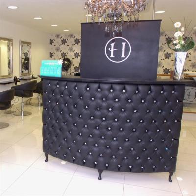 China Strong Wearability Consulting Table Hair Salon Reception Beauty Salon Front Desk for sale