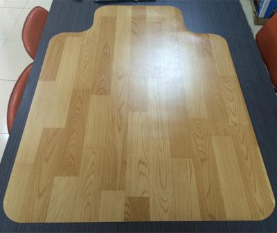 China Eco-friendly PVC Carpeted Wood Floor Chair Mat 36 x 48 Floor Protection Mats for sale