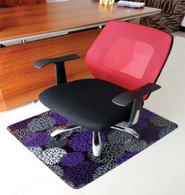 China Commercial Colored PVC Home Office Chair Mat Protective Floor Mats for sale