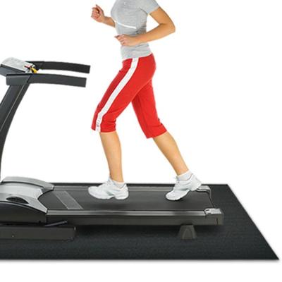 China Folding Black Treadmill Floor Mat With Shockproof , Treadmill Shock Absorber Mat for sale