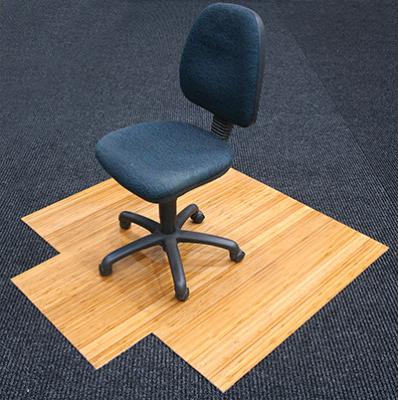 China Durable Non Studded Wood Floor Chair Mat 45 x 53 Desk Protector Mat for sale