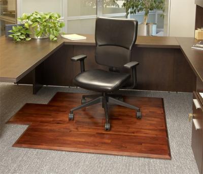 China Waterproof Office Wood Floor Chair Mat for sale