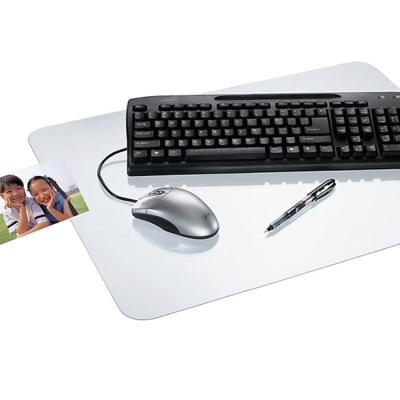 China Eco-Friendly Transparent PVC Office Desk Mat Pad , Slip-Resistant / Waterproof for sale